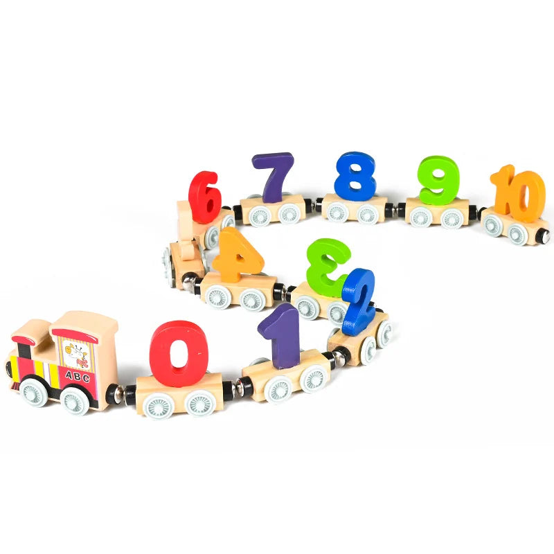 Magnetische Cijfer Trein - Educatief Speelgoed - Leerzaam en Leuk-Educational Toys-De Bazelaar