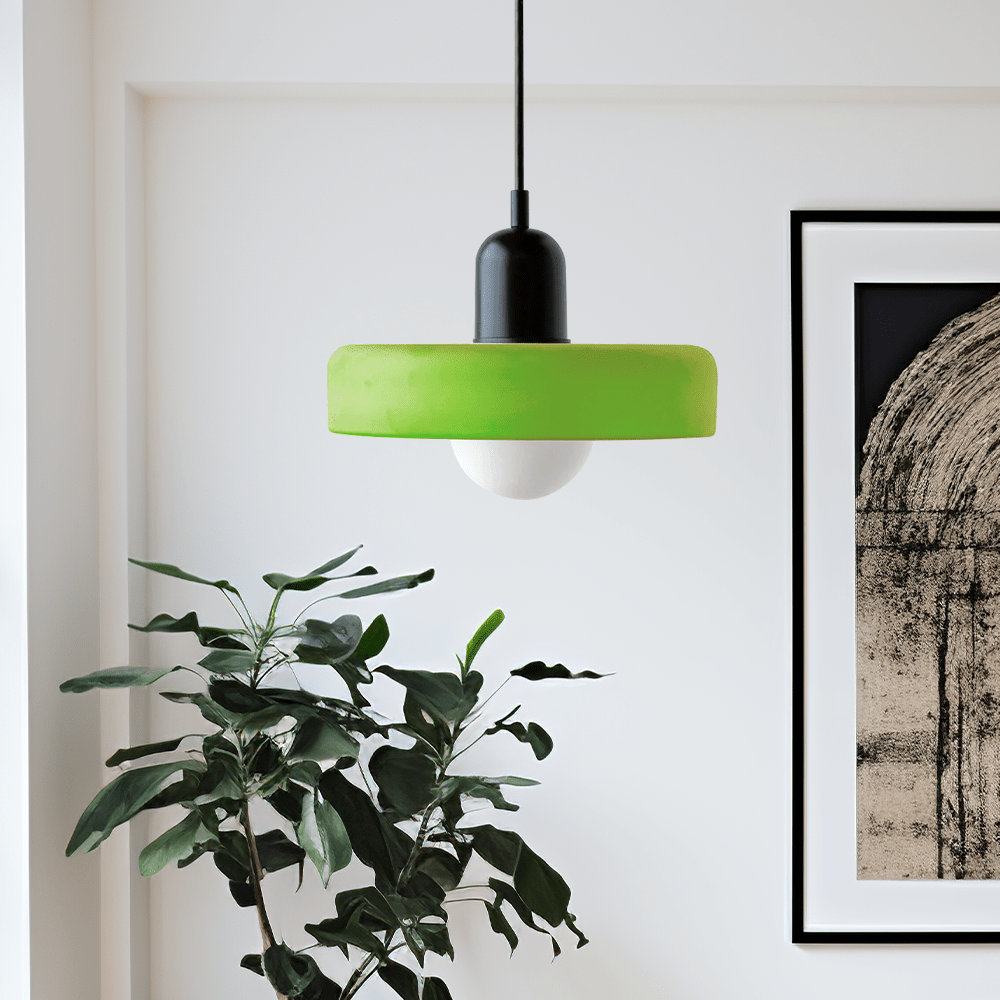 Hanglamp VividGlass Bauhaus – Uniek Kunstzinnig Design-Lamps-De Bazelaar