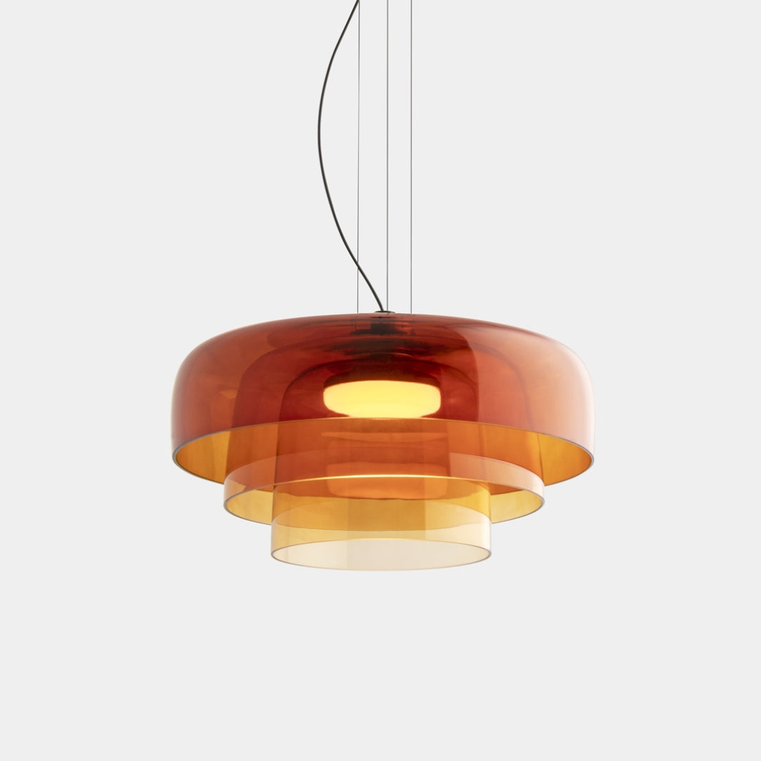 Glazen Plafondlamp met Tijdloos Design-light decor-De Bazelaar