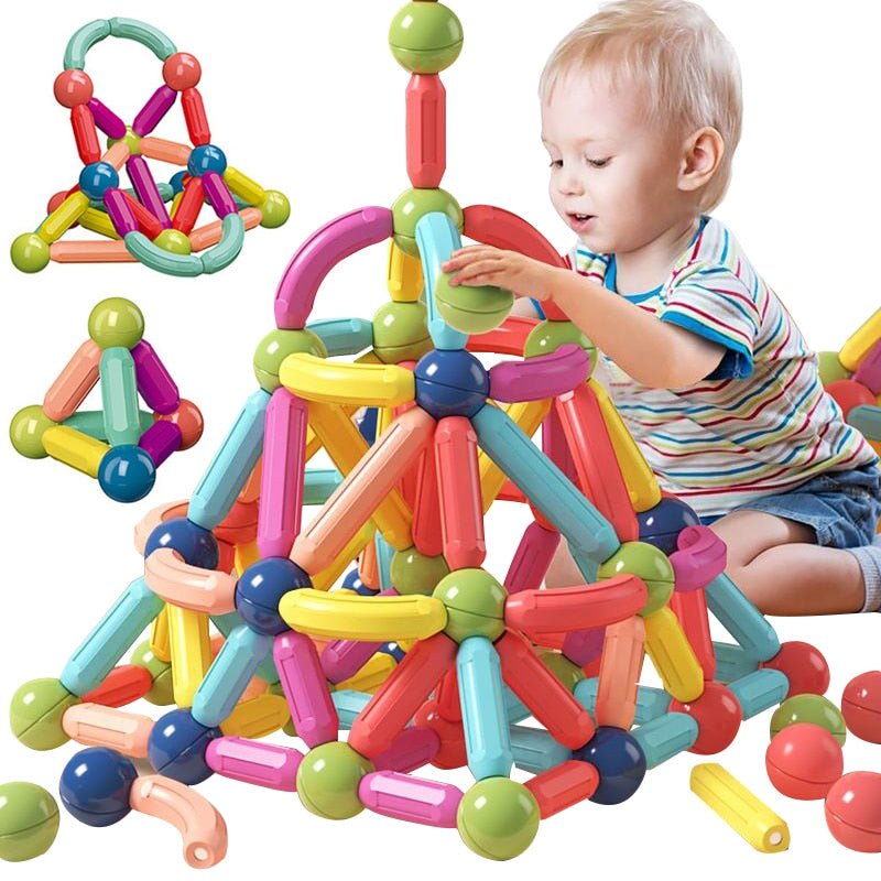 Magnetische Speelgoed Bouwset - Educatieve Creatief Spelen-Kind-De Bazelaar