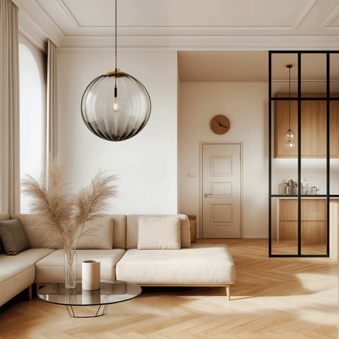 Glazen Bolvormige Hemel Lamp Tulise – Elegantie en Sfeer in Één