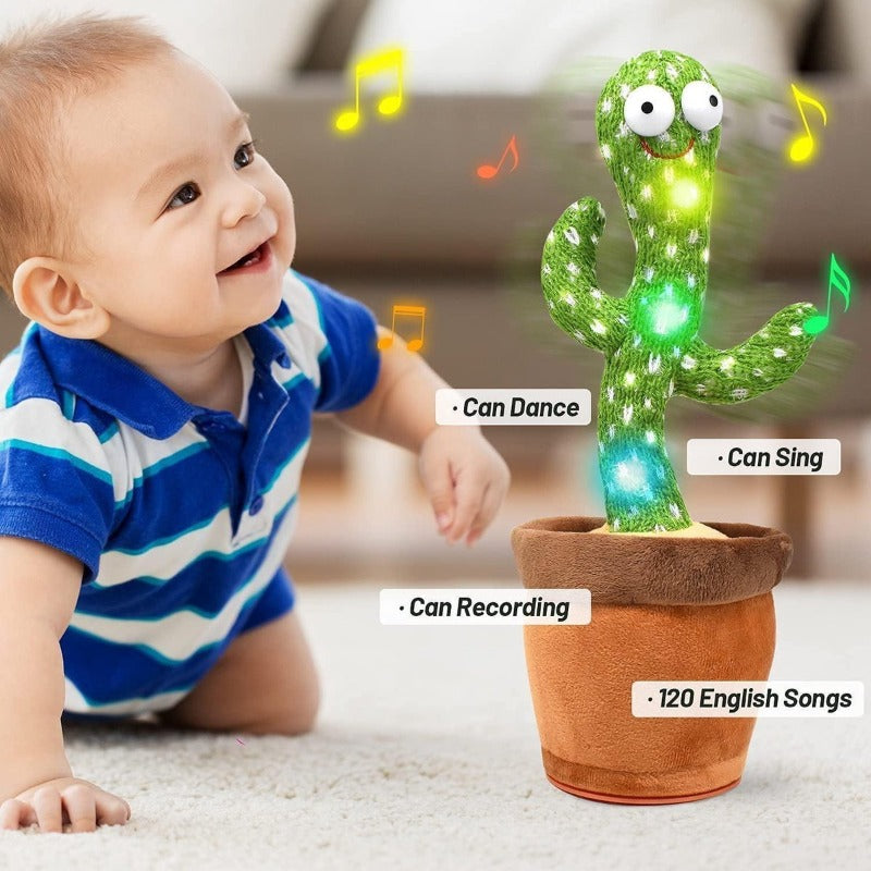 Dancing Cactus™ - Interactief Speelgoed - Zingt en Danst-Toys-De Bazelaar