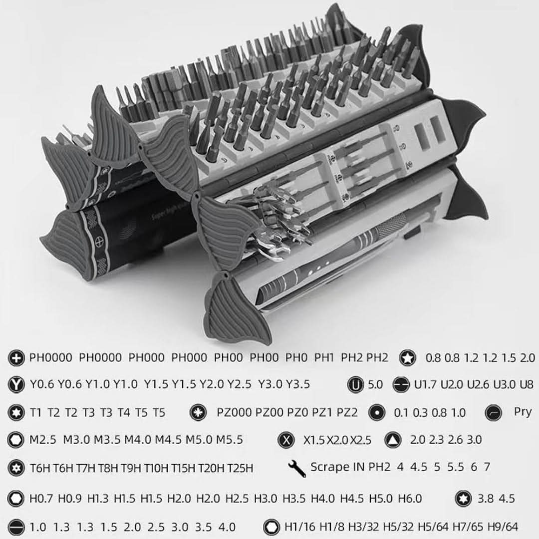 128 In 1 Precisie | Schroevendraaier Set - #128 In 1 Precisie | Schroevendraaier SetDe Bazelaar