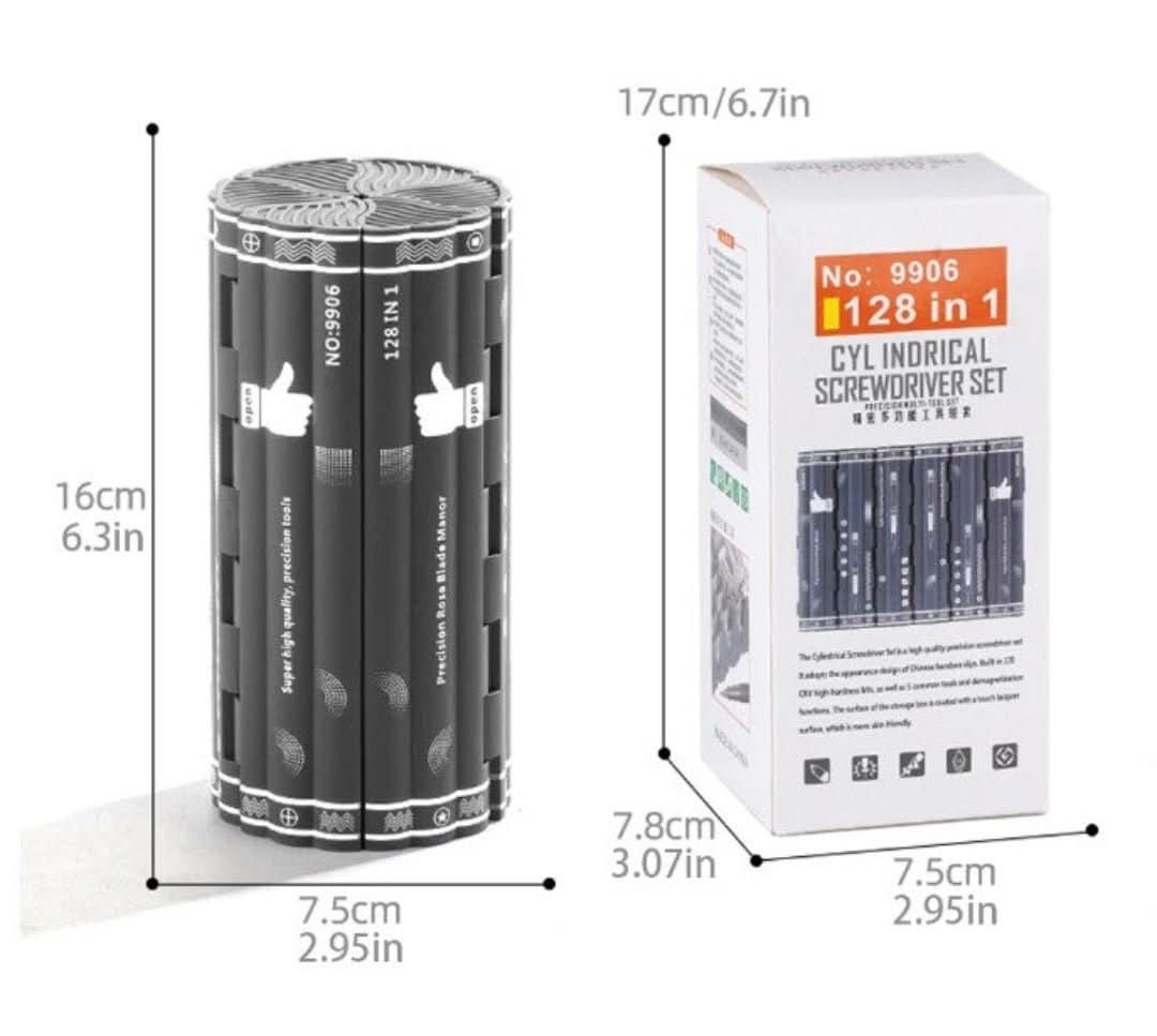 128 In 1 Precisie | Schroevendraaier Set - #128 In 1 Precisie | Schroevendraaier SetDe Bazelaar