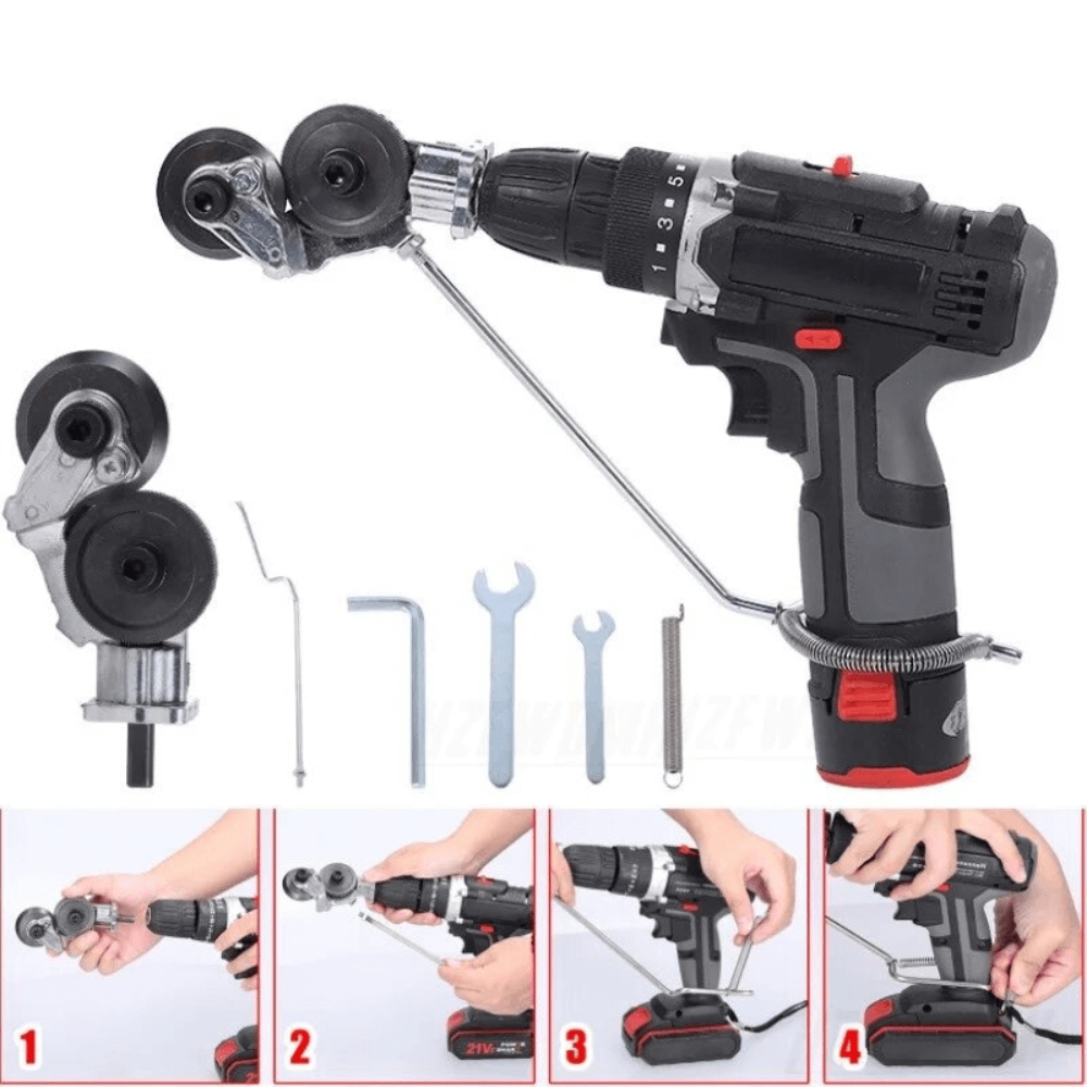 Metaal Meester Snijbijlage - Geef je boormachine superkrachten-Tools-De Bazelaar