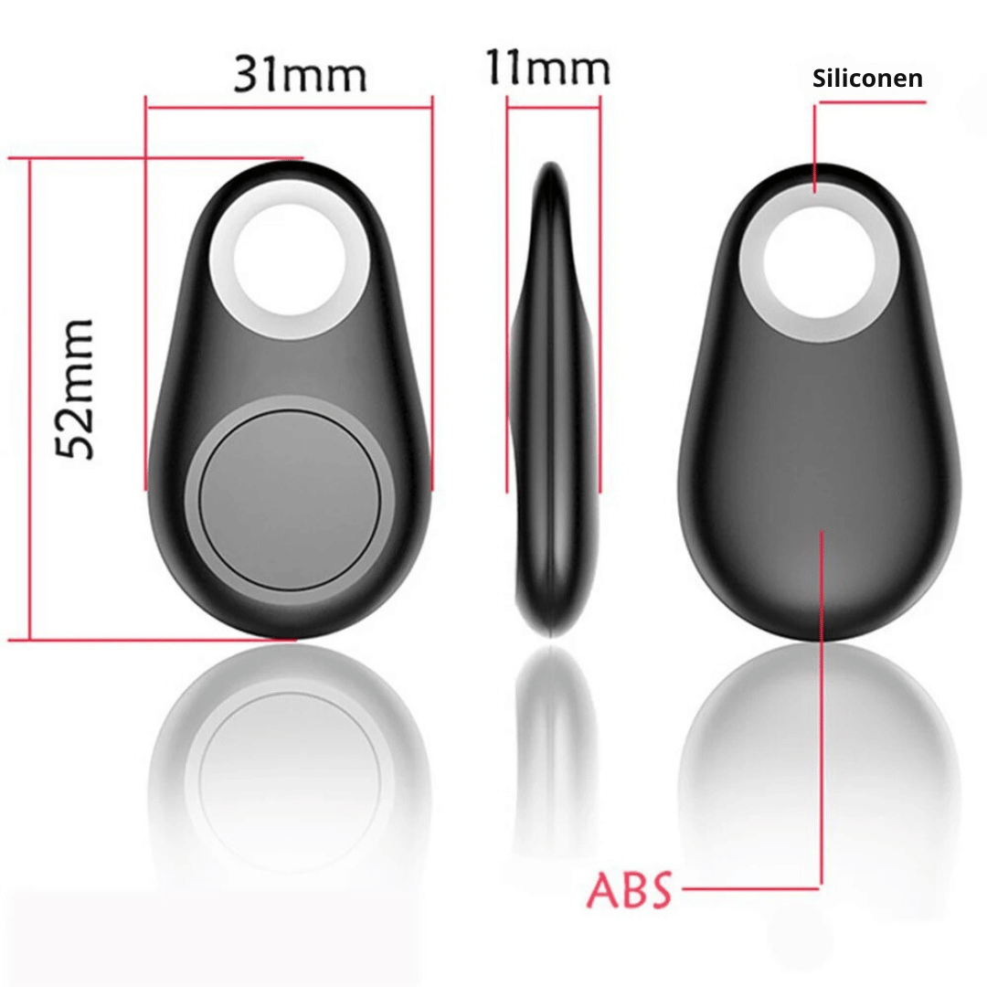 Smart Tag Bluetooth Tracker - Sleutel en Tasvinder + Alarm
