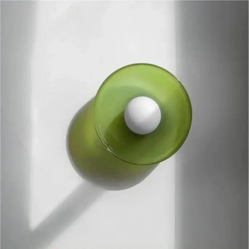 Olive Disc Wandlamp – Modern en Elegant Design-light decor-De Bazelaar