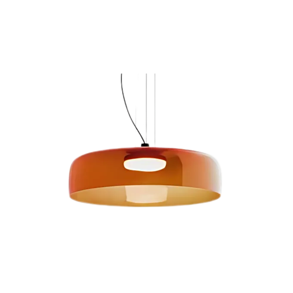 Hanglamp van Hemels Glas – Tijdloze Elegantie-light decor-De Bazelaar