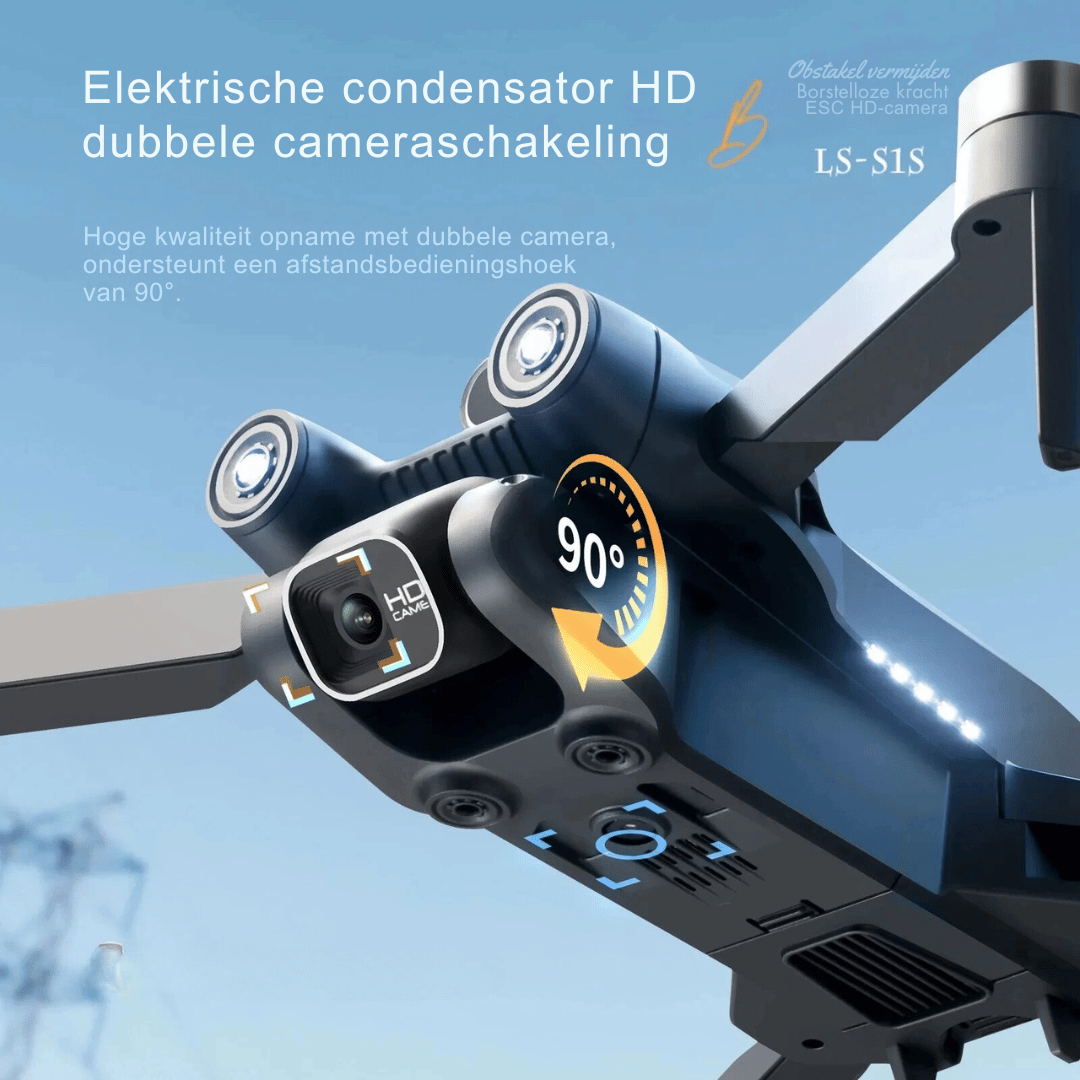 S1S Mini Drone - 8K Camera - Opvouwbare - Obstakelvermijding