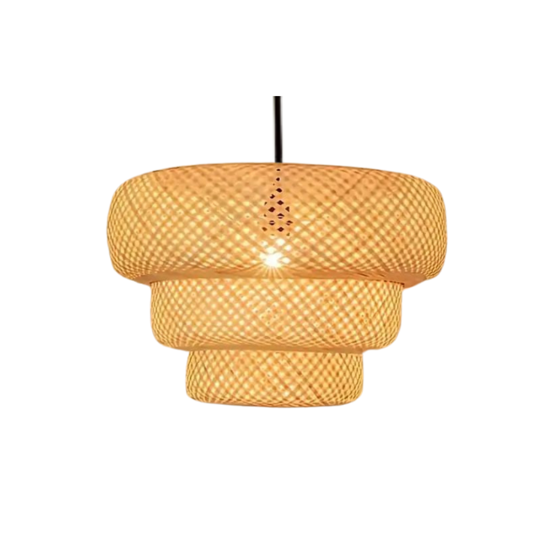 Boho Bamboe Kroonluchter – Stijlvolle Verlichting voor Elk Interieur