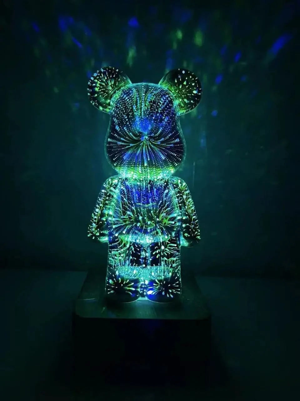 3D Vuurwerkbeer Lamp-Decoration Home-De Bazelaar