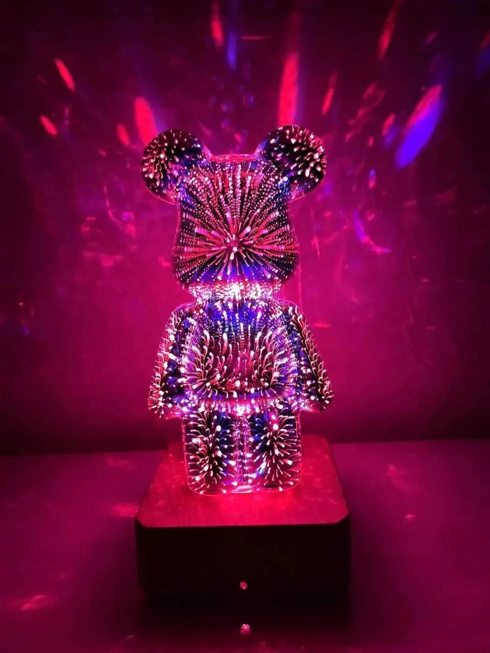 3D Vuurwerkbeer Lamp-Decoration Home-De Bazelaar