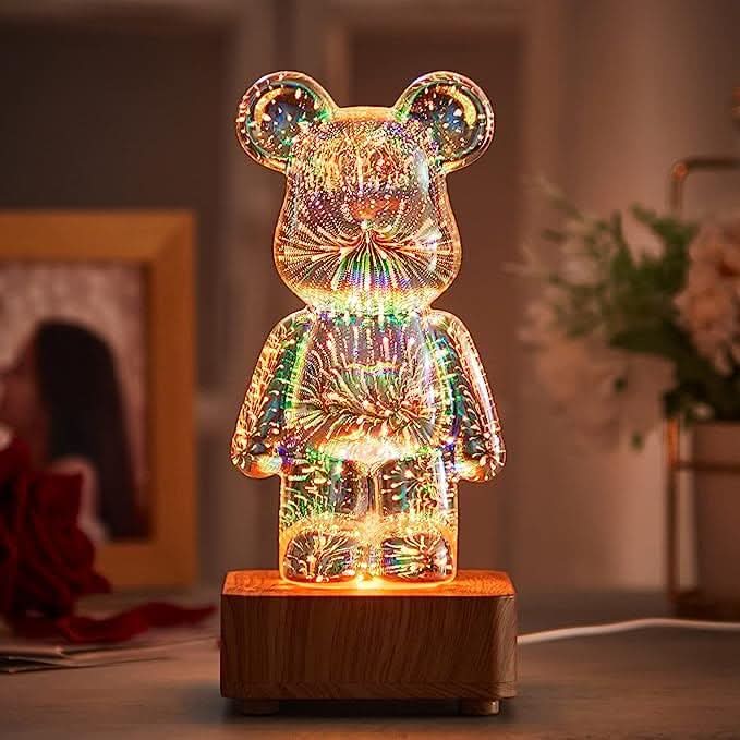 3D Vuurwerkbeer Lamp-Decoration Home-De Bazelaar