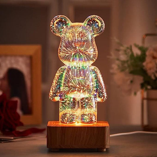 3D Vuurwerkbeer Lamp-Decoration Home-De Bazelaar