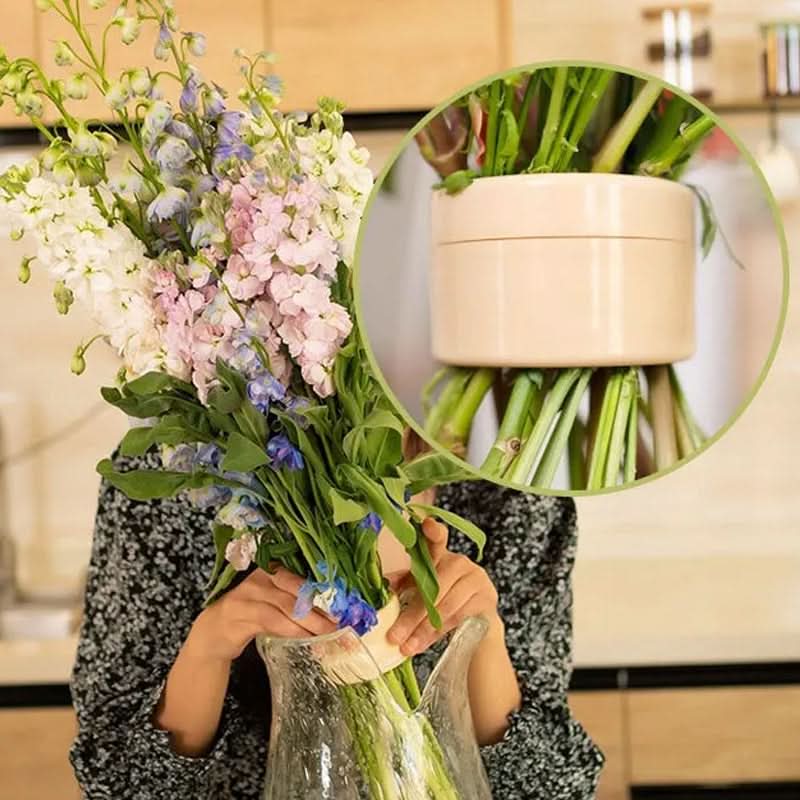 Spiraalvormige Ikebana-steelhouder