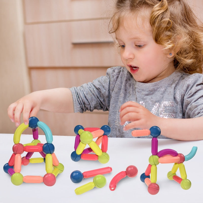 Magnetische Speelgoed Bouwset - Educatieve Creatief Spelen-Kind-De Bazelaar