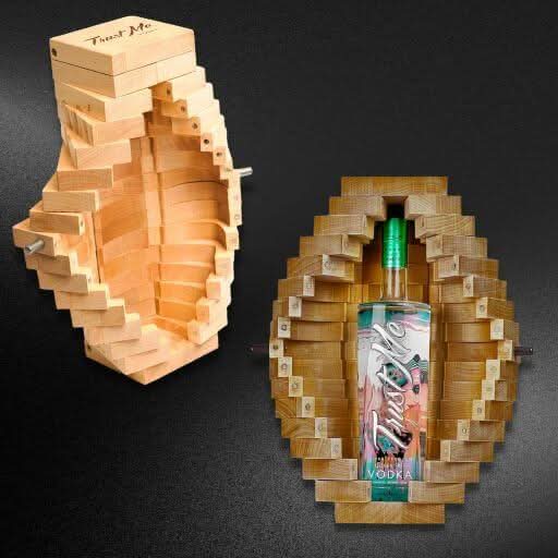 Houten Flessenkist Project