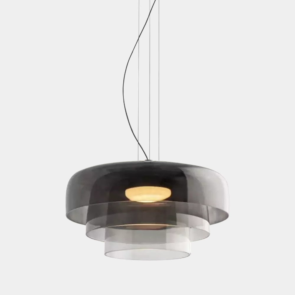 Glazen Plafondlamp met Tijdloos Design-light decor-De Bazelaar
