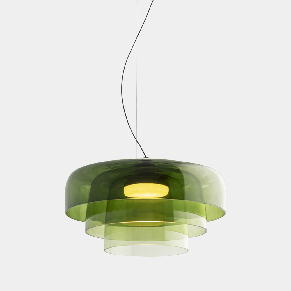 Glazen Plafondlamp met Tijdloos Design-light decor-De Bazelaar