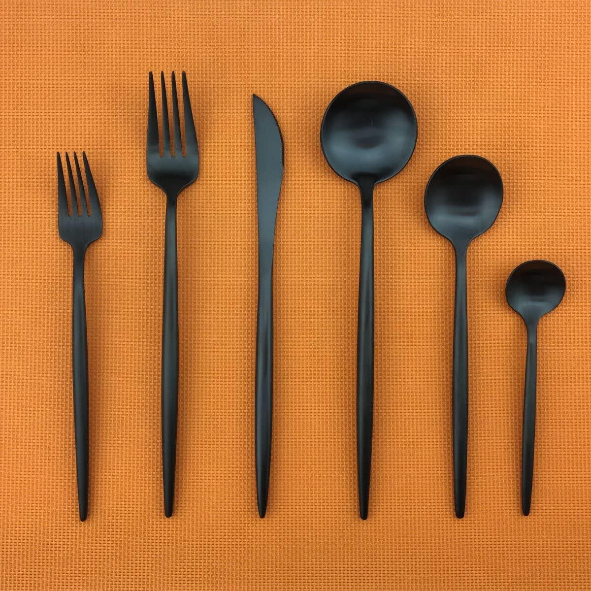 Minimalistische Bestekset - 30-delig RVS Tafelgerei voor Elegantie-Cutlery Sets-De Bazelaar