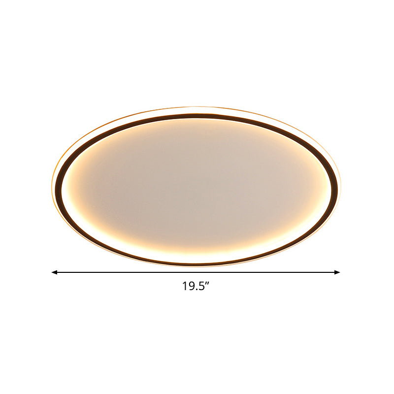 Scandinavische Dimbare LED Plafondlamp met Afstandsbediening-light decor-De Bazelaar