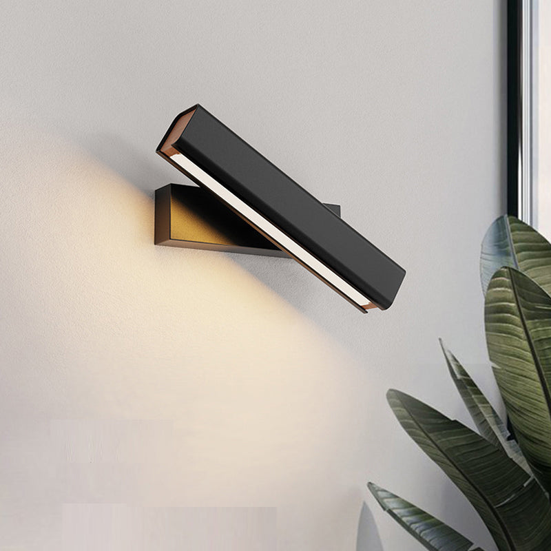 Moderne LED Wandlamp van Hout en Metaal-light decor-De Bazelaar