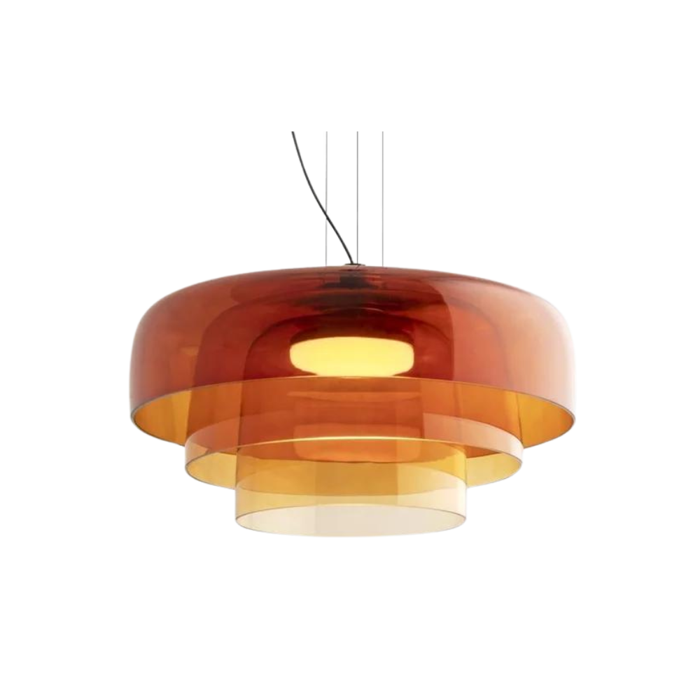 Hanglamp van Hemels Glas – Tijdloze Elegantie-light decor-De Bazelaar