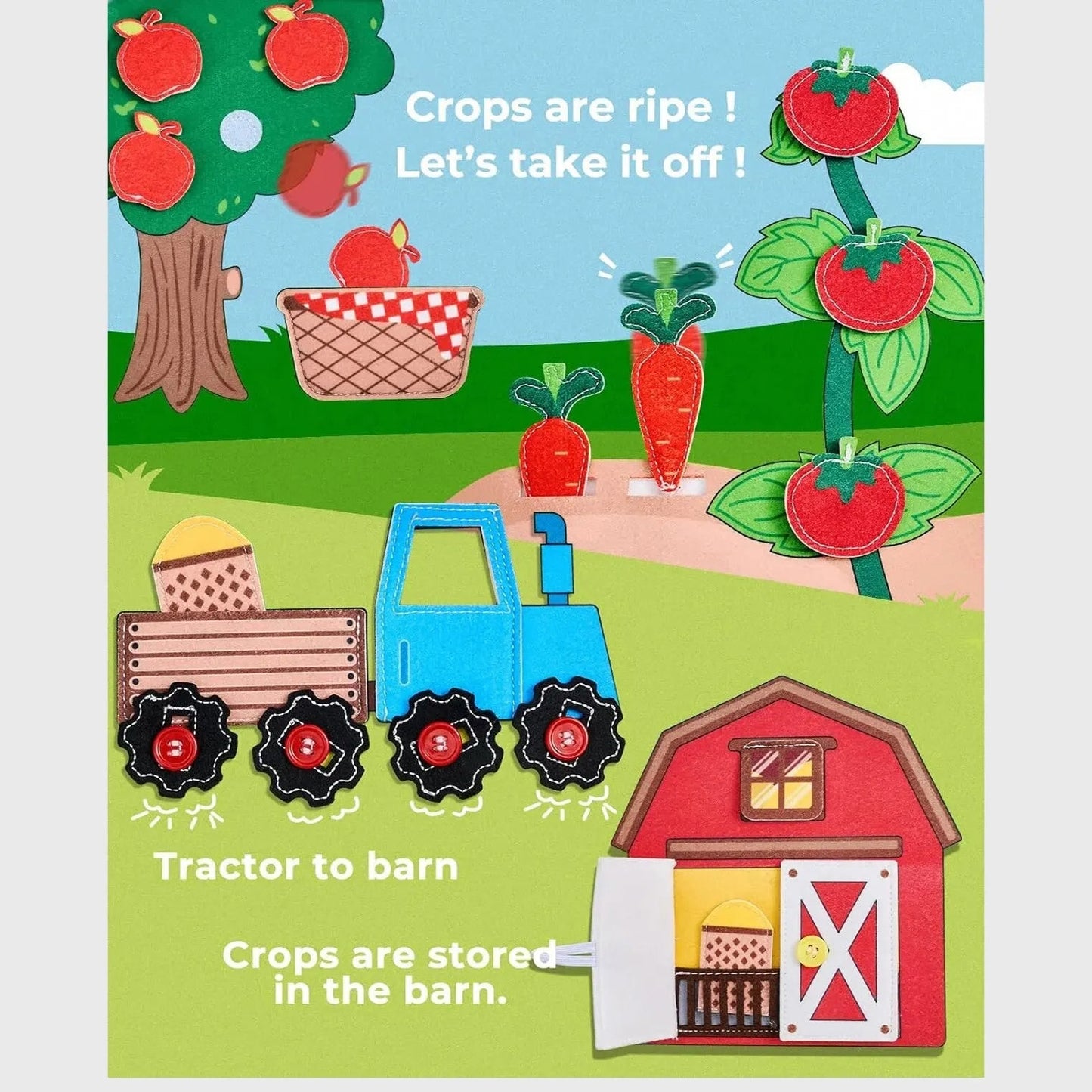 Boerderijdieren - Creatief Leerboek voor Peuters en Kleuters-Toys-De Bazelaar