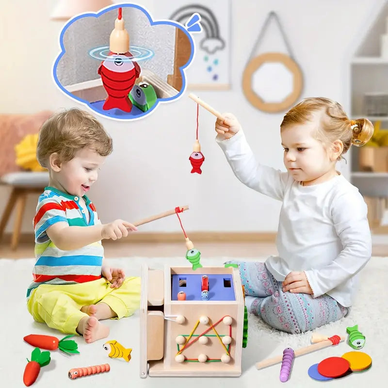 Creatieve 8-in-1 Montessori Speelset - Avontuurlijke Baby's - Leerzaam & Speels-Toys-De Bazelaar