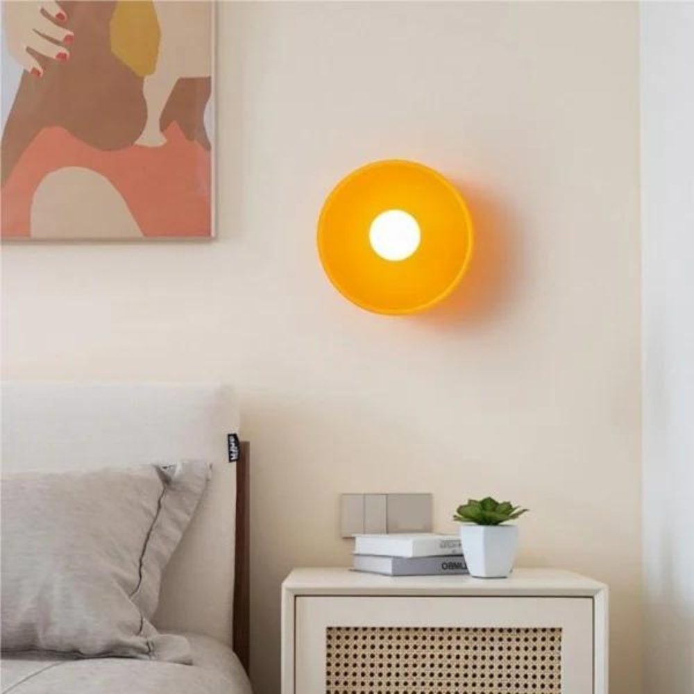 Olive Disc Wandlamp – Modern en Elegant Design-light decor-De Bazelaar