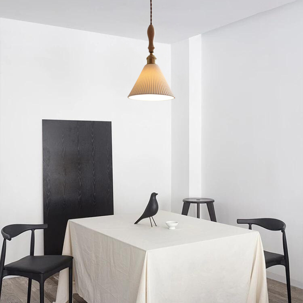 Japandi Hanglamp Tranquil Glow – Rust en Stijl-light decor-De Bazelaar