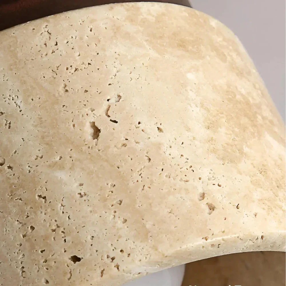 LED Plafondlamp Travertin - Retro & Modern Design-light decor-De Bazelaar