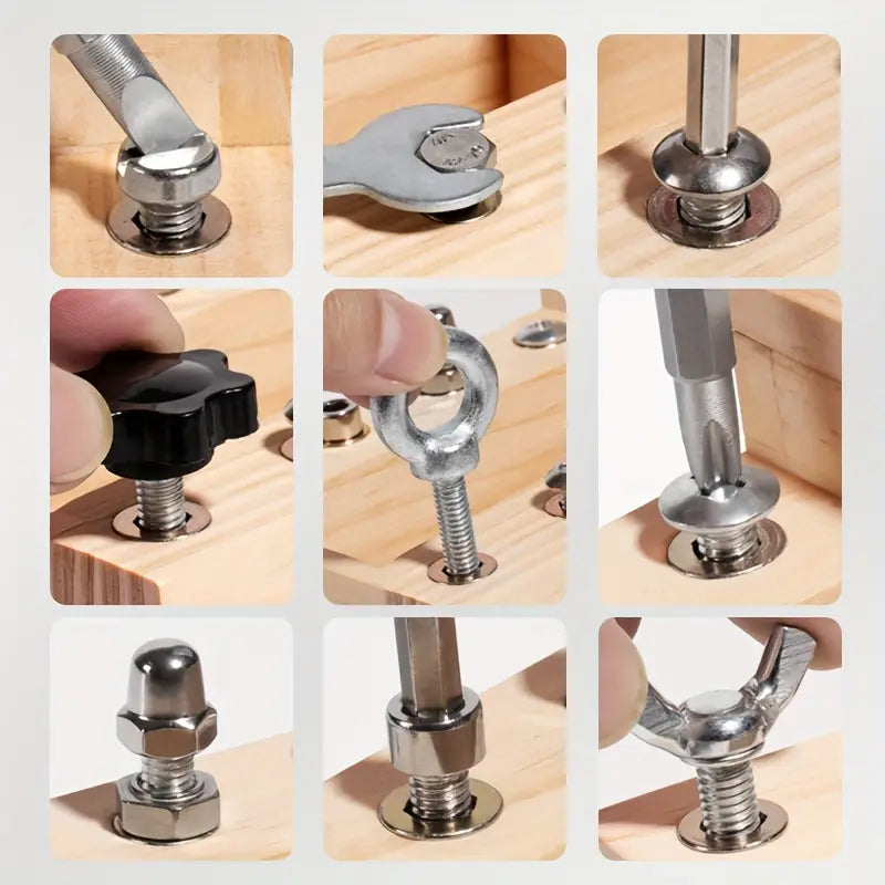 Montessori Busy Bord - Leer & Speel met LED's - Creatieve Ontwikkeling-Toys-De Bazelaar