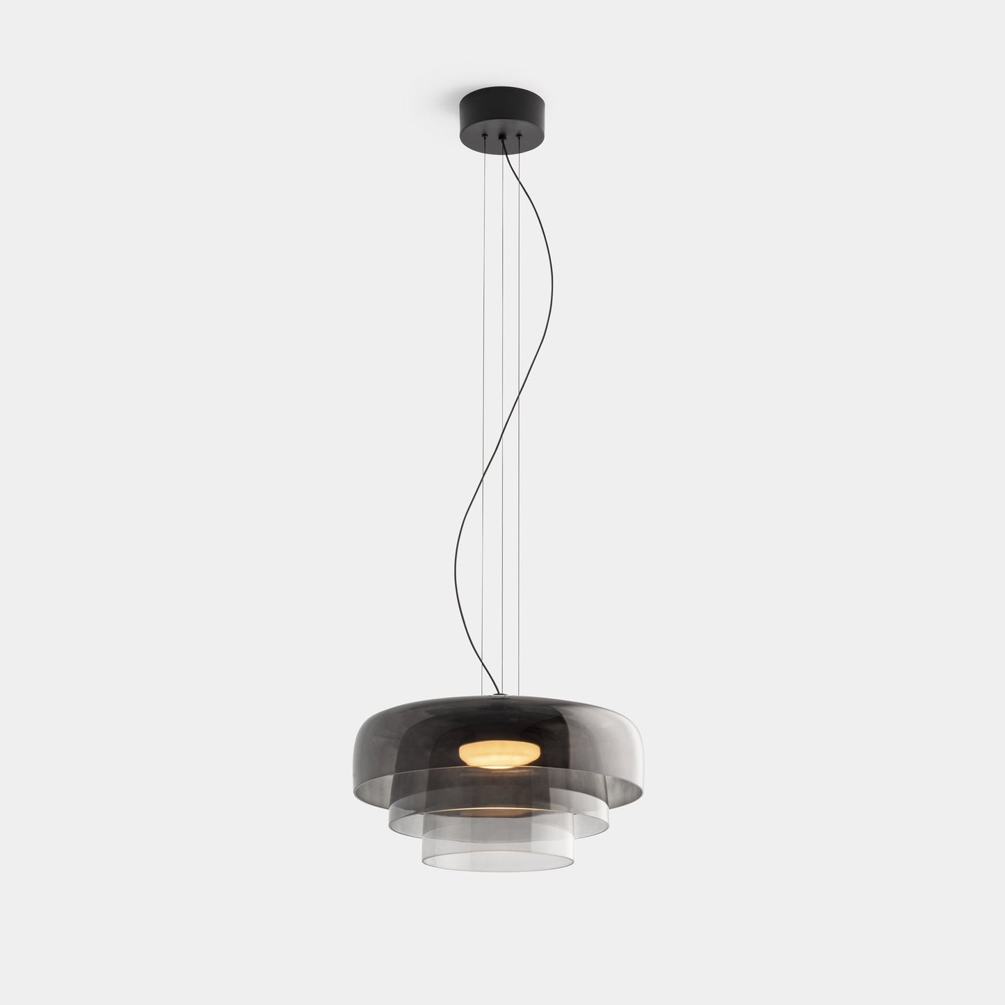 Glazen Plafondlamp met Tijdloos Design-light decor-De Bazelaar