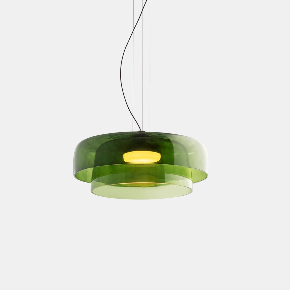 Glazen Plafondlamp met Tijdloos Design-light decor-De Bazelaar