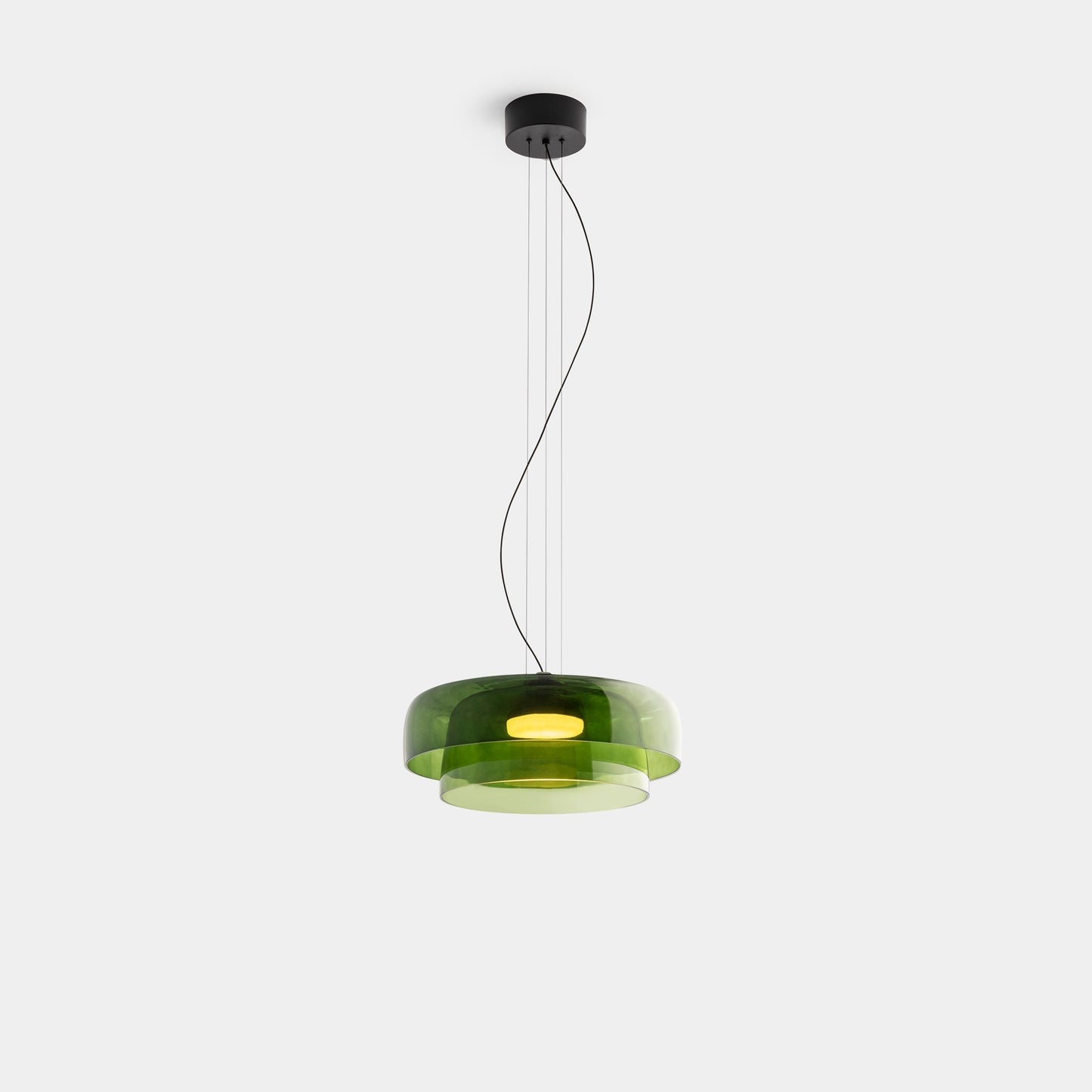 Glazen Plafondlamp met Tijdloos Design-light decor-De Bazelaar