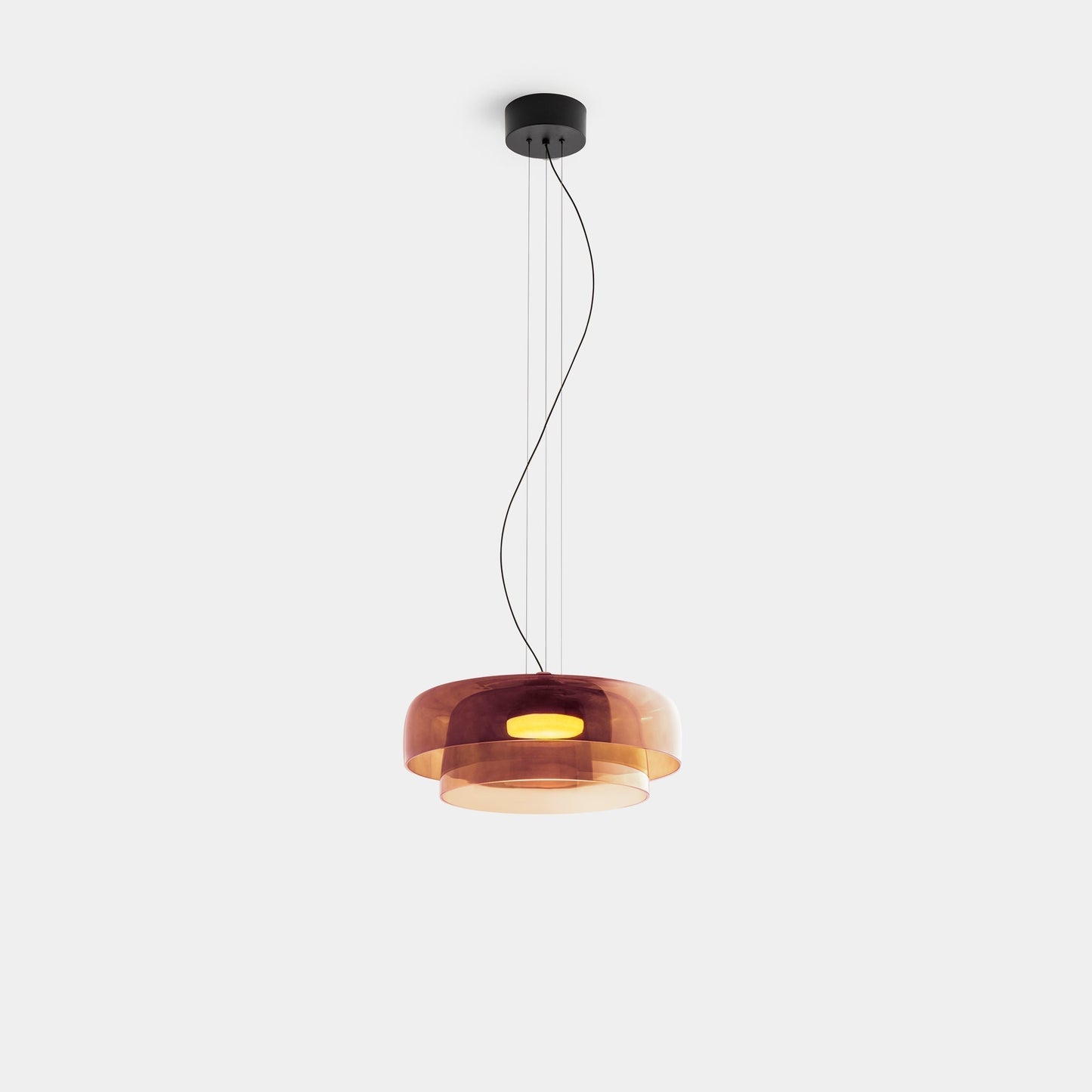 Glazen Plafondlamp met Tijdloos Design-light decor-De Bazelaar