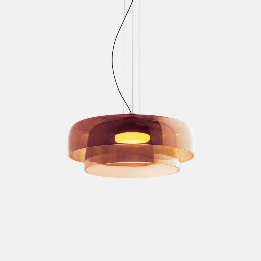 Glazen Plafondlamp met Tijdloos Design-light decor-De Bazelaar