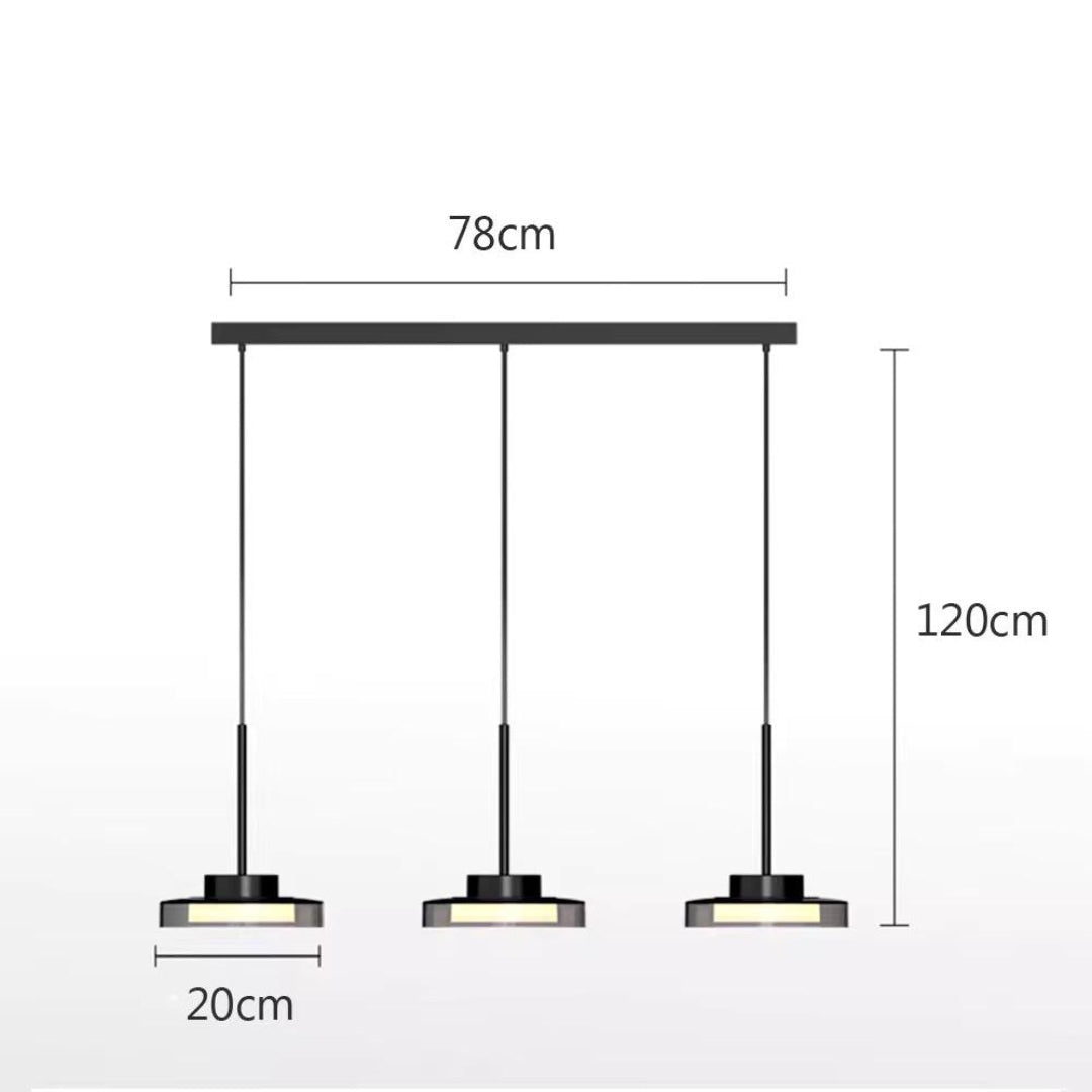 Franse Stijl Hanglamp - Elegant Acryl en IJzer Design