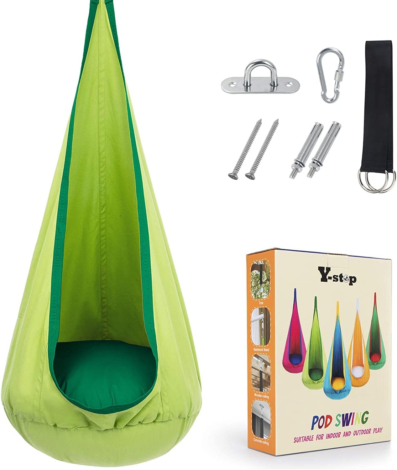 HangingJoy Kinderhangmat - Speelparadijs van Rust - Comfort en Creativiteit-Toys-De Bazelaar