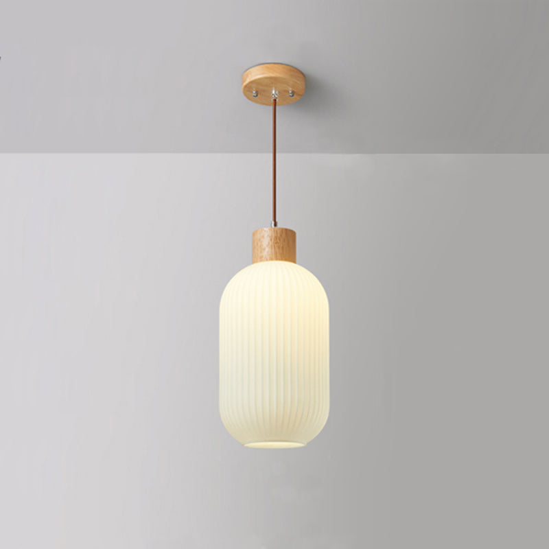 Vintage Houten LED Hanglamp – Warmte en Stijl voor Elk Interieur-lamp-De Bazelaar