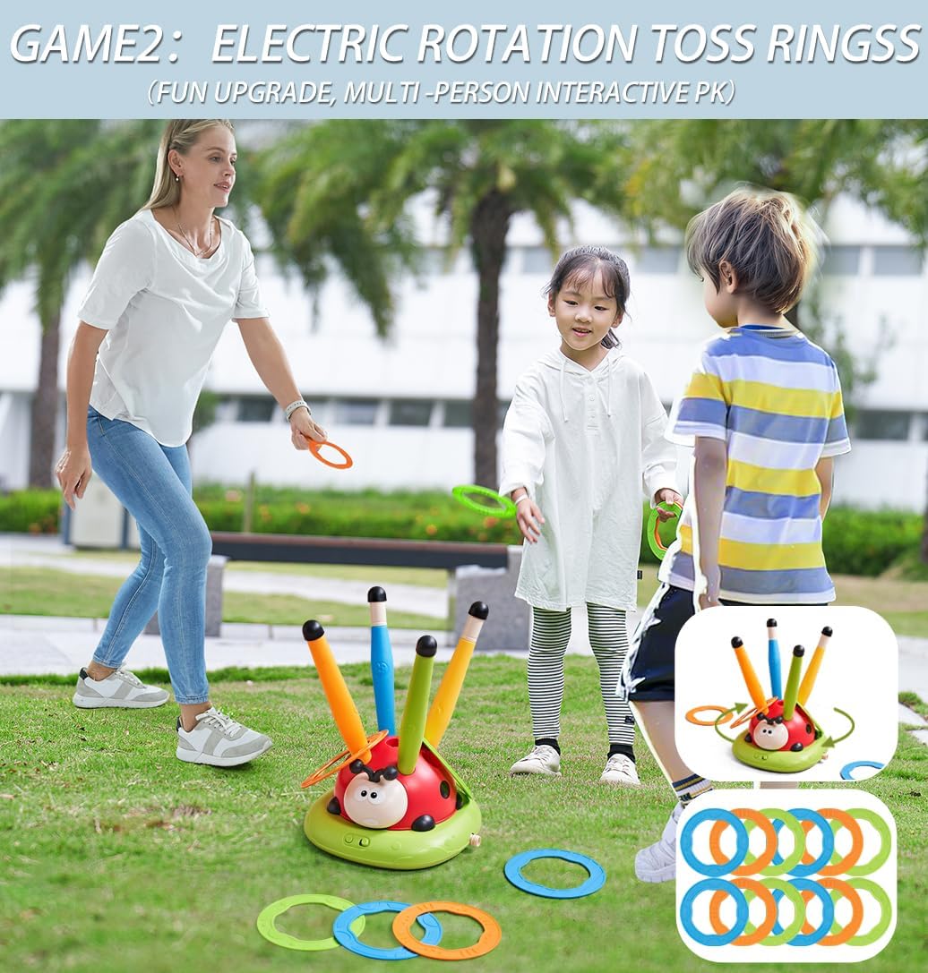 3-in-1 Ring Toss - Raketspellen Avontuur - Uniek Vermaak-Educational Toys-De Bazelaar