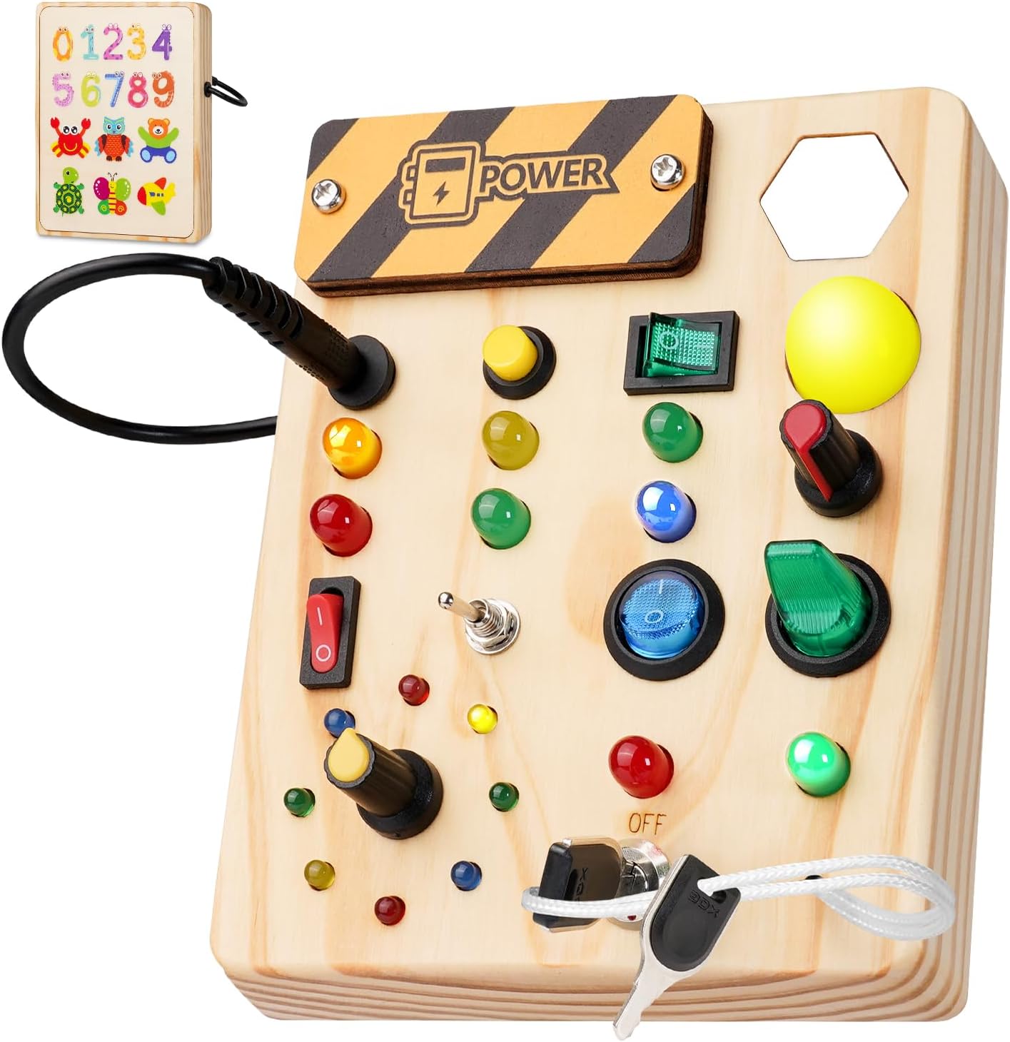 Montessori Peuter Prikbord - Creatief Ontdekken met Licht-Kind-De Bazelaar
