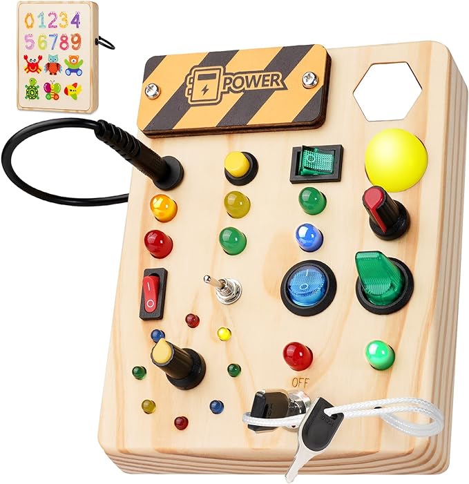 Montessori Peuter Prikbord - Creatief Ontdekken met Licht-Kind-De Bazelaar
