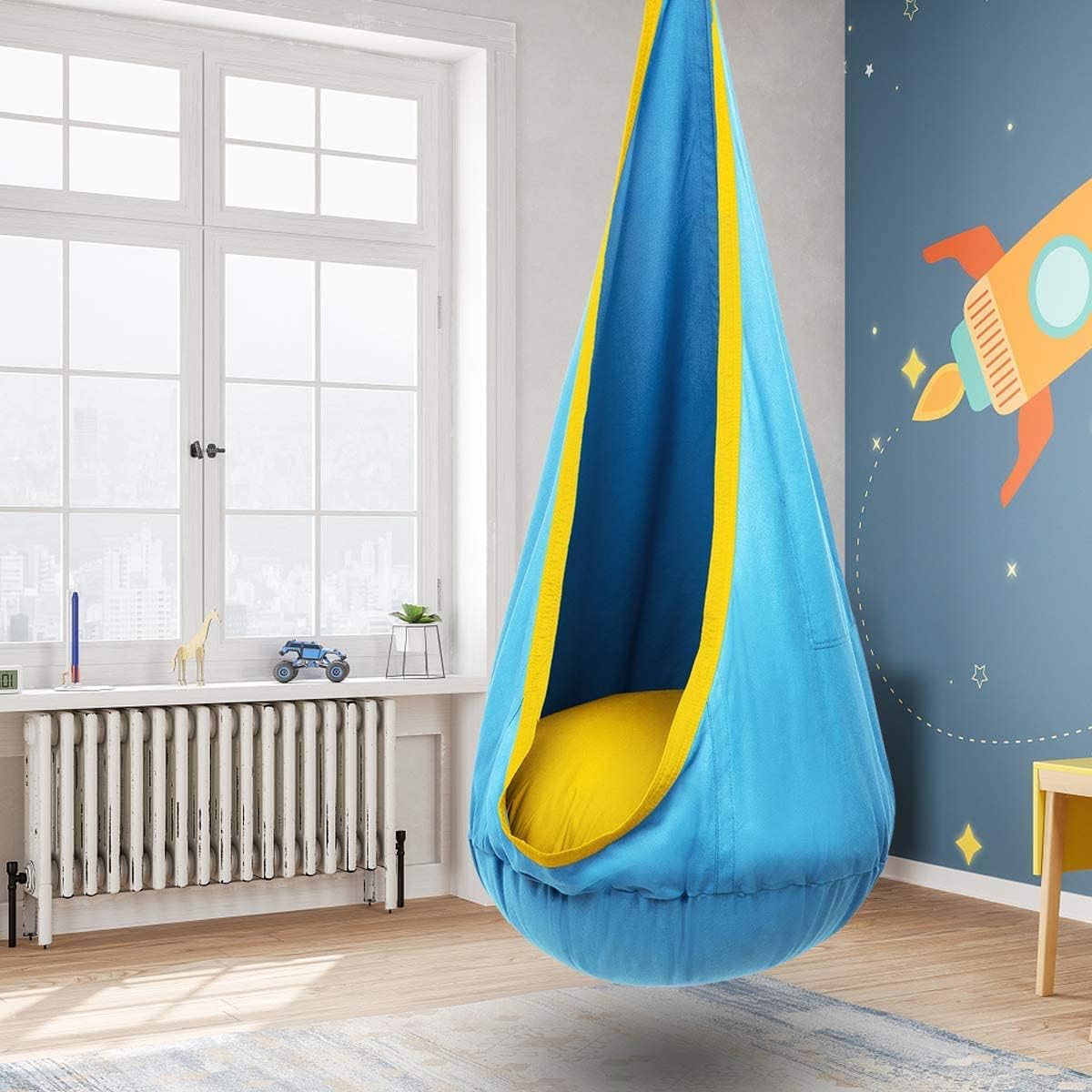 HangingJoy Kinderhangmat - Speelparadijs van Rust - Comfort en Creativiteit-Toys-De Bazelaar