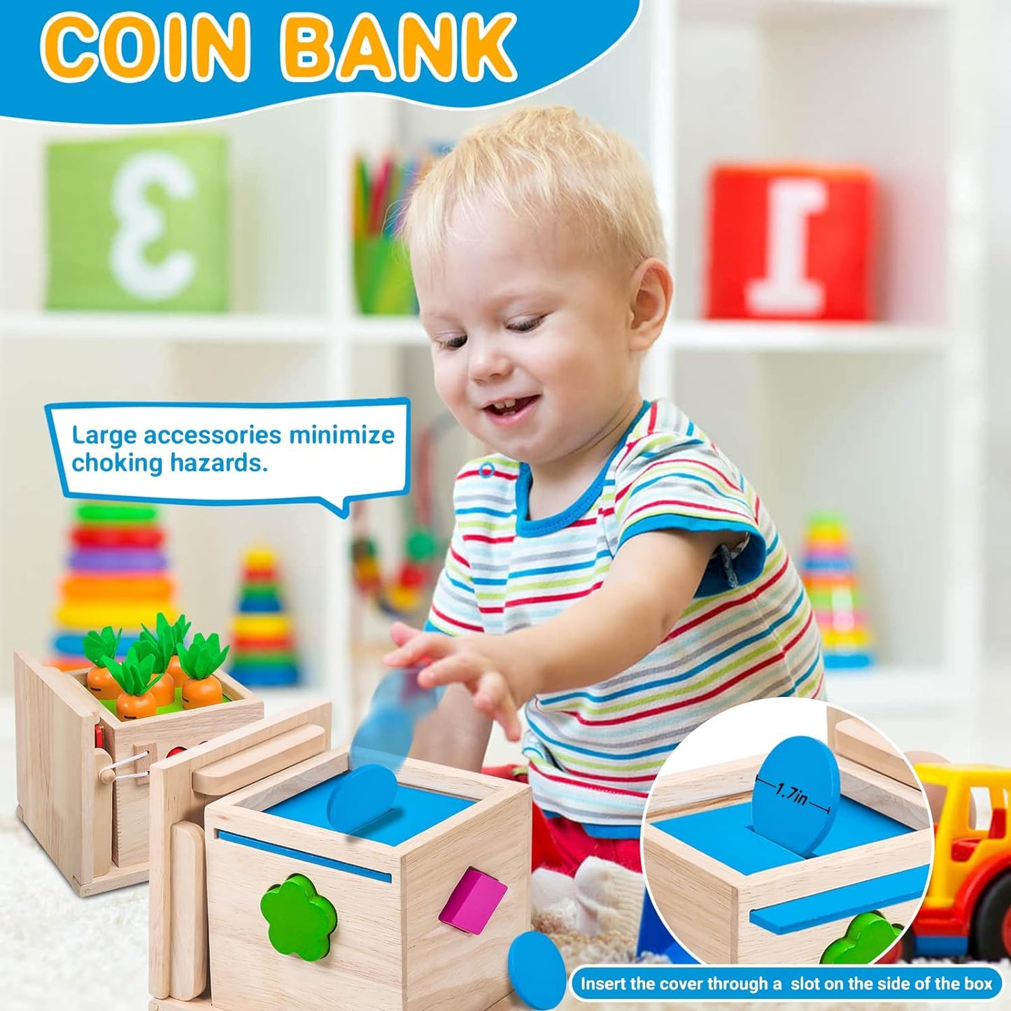 Educatieve Babyspeelgoed Set - Stimuleer Groei en Ontwikkeling-Educational Toys-De Bazelaar