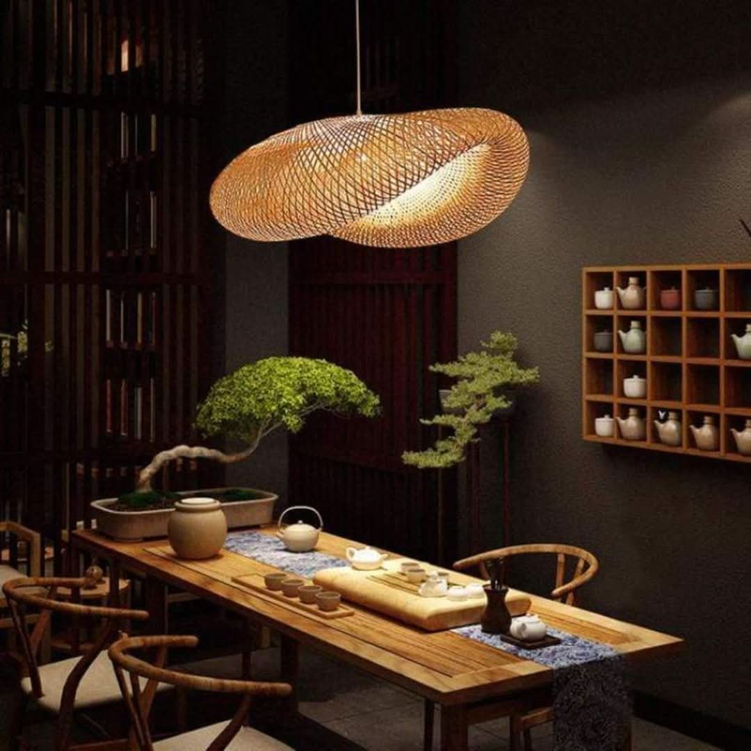 Muto - Design Bamboe LED Hanglamp