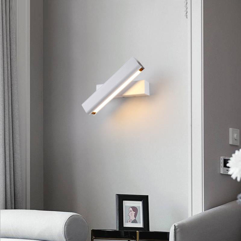 Moderne LED Wandlamp van Hout en Metaal-light decor-De Bazelaar