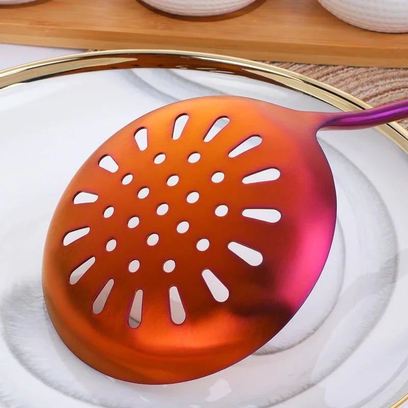 Stockholm 7-delige RVS Keukengerei Set - Duurzaam - Functioneel - Stijlvol-Cooking Utensil Sets-De Bazelaar