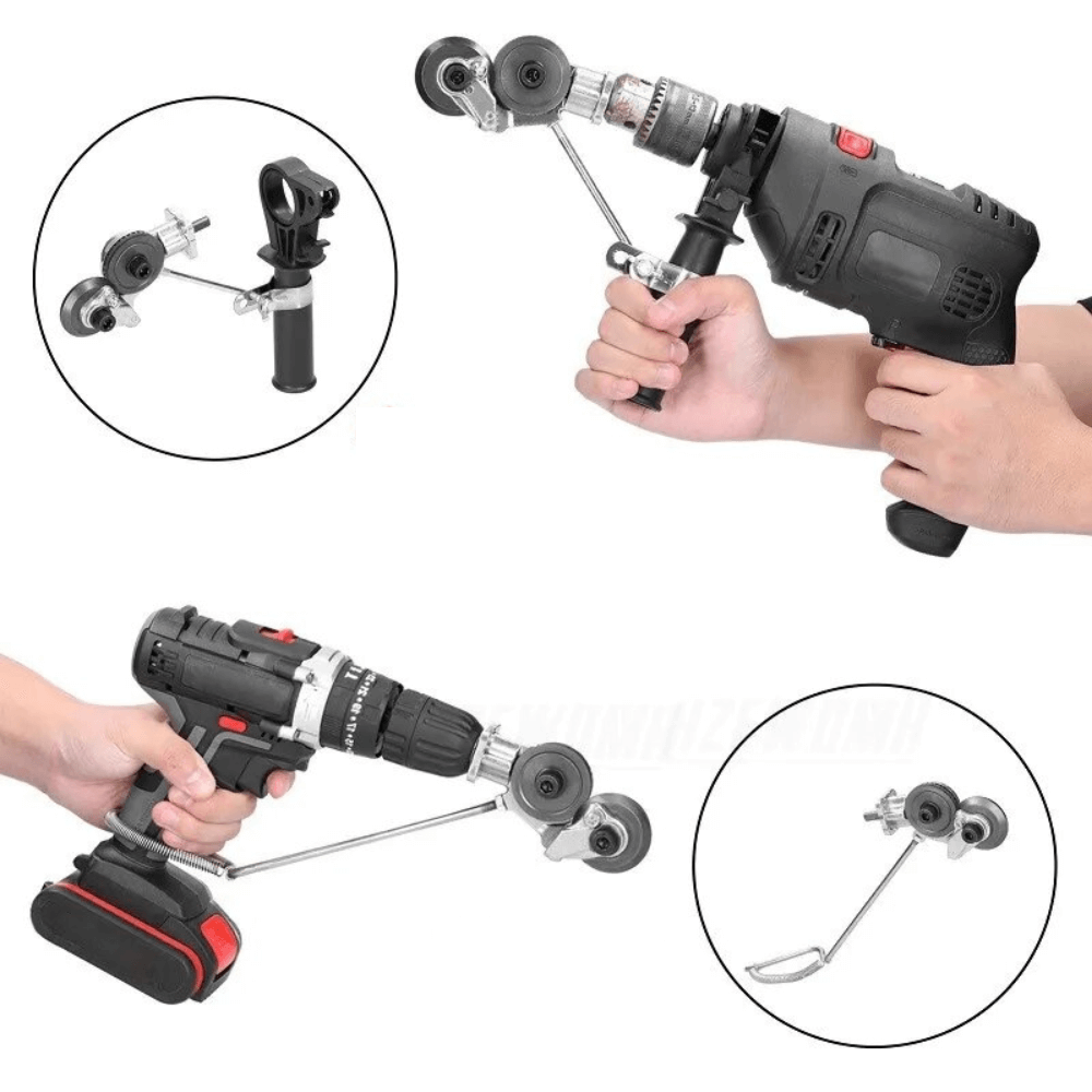 Metaal Meester Snijbijlage - Geef je boormachine superkrachten-Tools-De Bazelaar